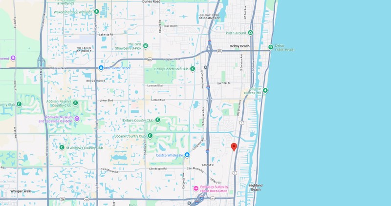 map location